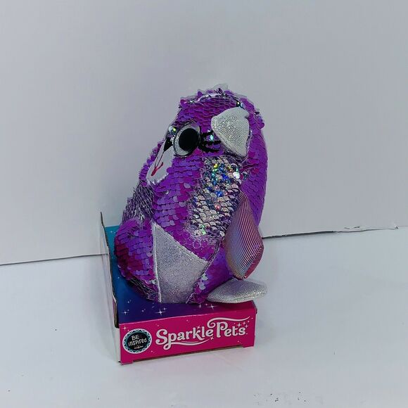 Sparkle Pets Whiskers the Kitty Plush Toy Color Change Sequins 6 inch Series 2 - Picture 10 of 13